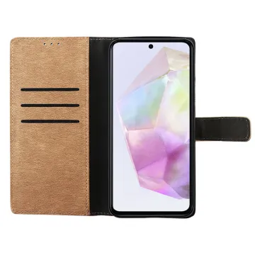 VOLTE-TEL ALLURE ΘΗΚΗ SAMSUNG A36 5G A366 6.7in MAGNET BOOK STAND CLIP GOLD