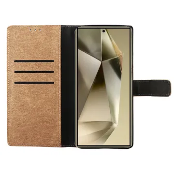 VOLTE-TEL ALLURE ΘΗΚΗ SAMSUNG S25 ULTRA 5G S938 6.9in MAGNET BOOK STAND CLIP GOLD