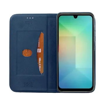 IDOL 1991 ELITE ΘΗΚΗ SAMSUNG A26 5G A266 6.7in ANTI-RFID BOOK STAND BLUE