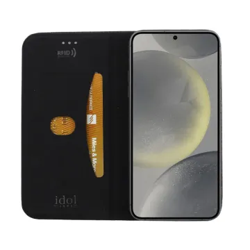 IDOL 1991 ELITE ΘΗΚΗ SAMSUNG S25 5G S931 6.2in ANTI-RFID BOOK STAND BLACK