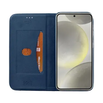 IDOL 1991 ELITE ΘΗΚΗ SAMSUNG S25 PLUS 5G S936 6.7in ANTI-RFID BOOK STAND BLUE