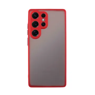 LIME HARDSHELL FUSION ΘΗΚΗ SAMSUNG S25 ULTRA 5G S938 6.9in FULL CAMERA PROTECTION RED WITH BLACK KEYS