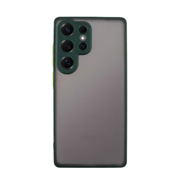 LIME HARDSHELL FUSION ΘΗΚΗ SAMSUNG S25 ULTRA 5G S938 6.9in FULL CAMERA PROTECTION GREEN WITH YELLOW KEYS