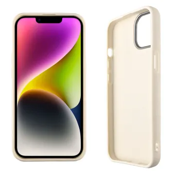 VOLTE-TEL SILICON TPU WITH STRAP ΘΗΚΗ IPHONE 12 6.1in FULL CAMERA PROTECTION BROWN WITH WHITE BUTTERFLIES