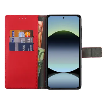 VOLTE-TEL ALLURE ΘΗΚΗ XIAOMI REDMI NOTE 14 4G 6.67in MAGNET BOOK STAND CLIP RED