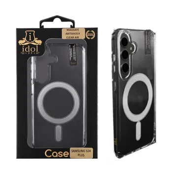 IDOL 1991 MAGSAFE ANTISHOCK CLEAR AIR TPU1 ΘΗΚΗ SAMSUNG S24 PLUS S926/S25 PLUS S936 6.7in BACK COVER CAMERA GUARD ΔΙΑΦΑΝΗ
