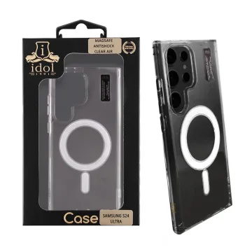 IDOL 1991 MAGSAFE ANTISHOCK CLEAR AIR TPU1 ΘΗΚΗ SAMSUNG S24 ULTRA 5G S928 6.8in BACK COVER CAMERA GUARD ΔΙΑΦΑΝΗ