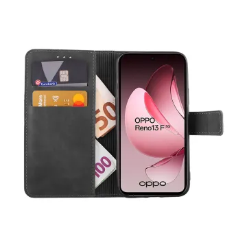 LIME ESSENTIAL ΘΗΚΗ OPPO RENO13 F/ RENO13 FS 5G 6.67in MAGNET BOOK STAND CLIP GREY