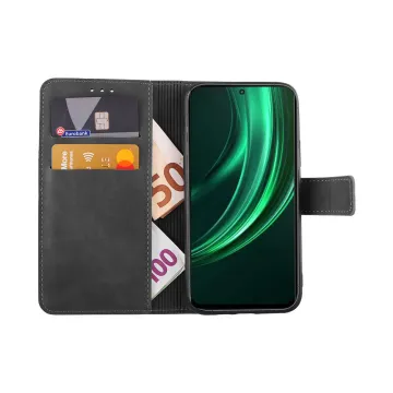 LIME ESSENTIAL ΘΗΚΗ REALME 14 PRO LITE 5G 6.7in MAGNET BOOK STAND CLIP GREY