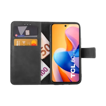 LIME ESSENTIAL ΘΗΚΗ TCL 60/ 60 SE NXTPAPER/ 60R 6.7in MAGNET BOOK STAND CLIP FULL CAMERA PROTECTION GREY