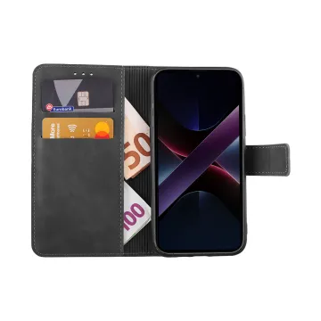 LIME ESSENTIAL ΘΗΚΗ XIAOMI POCO X7 PRO 5G 6.67in MAGNET BOOK STAND CLIP GREY