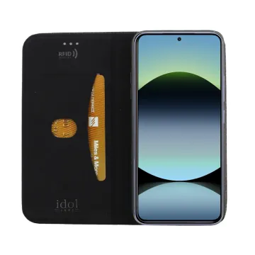 IDOL 1991 ELITE ΘΗΚΗ XIAOMI REDMI NOTE 14 4G 6.67in ANTI-RFID BOOK STAND BLACK