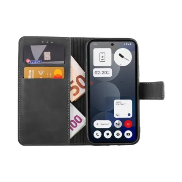 LIME ESSENTIAL ΘΗΚΗ NOTHING PHONE 3a PRO 5G 6.77in MAGNET BOOK STAND CLIP GREY