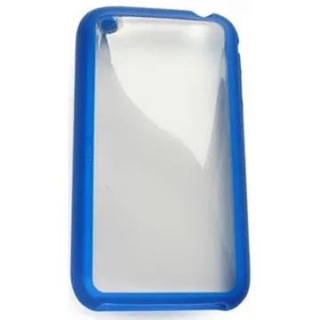 VOLTE-TEL ΘΗΚΗ IPHONE 4G/4S FACEPLATE HARD FUZZY V001 BLUE