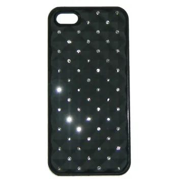 VOLTE-TEL DIAMOND ΘΗΚΗ IPHONE SE/5S/5 FACEPLATE V081 BLACK