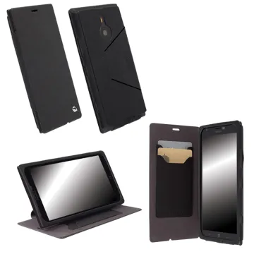 VOLTE-TEL ΘΗΚΗ NOKIA LUMIA 1520 LEATHER FLIPCOVER STAND BLACK KRUSEL