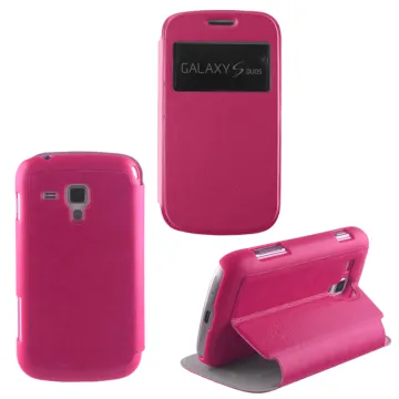 VOLTE-TEL ΘΗΚΗ SAMSUNG S7562/TREND HARD VIEW BOOK-STAND PINK