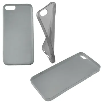 IDOL 1991 ΘΗΚΗ IPHONE SE/5S/5 ULTRA THIN TPU 0.3mm ΔΙΑΦΑΝΗ ΓΚΡΙ