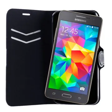 VOLTE-TEL ΘΗΚΗ SAMSUNG GRAND PRIME G530 LINE LEATHER-TPU BOOK STAND BLACK