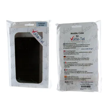 VOLTE-TEL ΘΗΚΗ LENOVO A7000 PU LEATHER BOOK-STAND BLACK