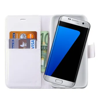 VOLTE-TEL ΘΗΚΗ SAMSUNG S7 EDGE G935 LEATHER-TPU BOOK STAND WHITE