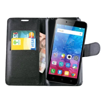 VOLTE-TEL ΘΗΚΗ LENOVO VIBE K5 LEATHER PU BOOK-STAND BLACK