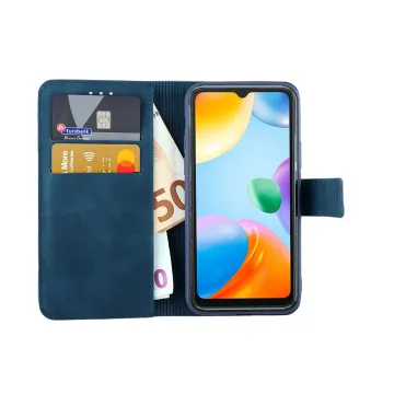 LIME ESSENTIAL ΘΗΚΗ XIAOMI REDMI 10C/REDMI 10 POWER 6.71in MAGNET BOOK STAND CLIP DARK BLUE