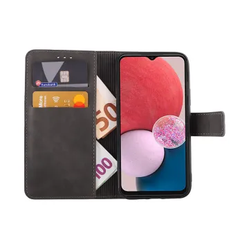 LIME ESSENTIAL ΘΗΚΗ SAMSUNG A13 4G A135/A137 6.6in MAGNET BOOK STAND CLIP GREY
