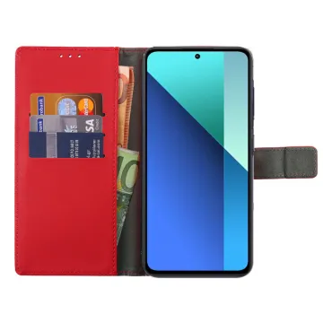 VOLTE-TEL ALLURE ΘΗΚΗ XIAOMI REDMI NOTE 13 4G 6.67in MAGNET BOOK STAND CLIP RED
