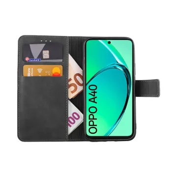 LIME ESSENTIAL ΘΗΚΗ OPPO A40/A3X 5G/A3X 4G 6.67in MAGNET BOOK STAND CLIP GREY