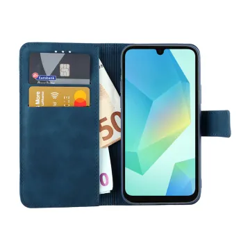 LIME ESSENTIAL ΘΗΚΗ SAMSUNG A16 4G A165/A16 5G A166 6.7in MAGNET BOOK STAND CLIP DARK BLUE