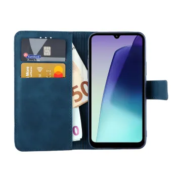 LIME ESSENTIAL ΘΗΚΗ XIAOMI REDMI 14C/ REDMI A4/ POCO C75/ POCO M7 5G 6.88in MAGNET BOOK STAND CLIP DARK BLUE
