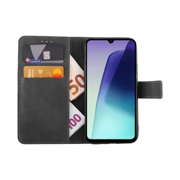 LIME ESSENTIAL ΘΗΚΗ XIAOMI REDMI 14C/ REDMI A4/ POCO C75/ POCO M7 5G 6.88in MAGNET BOOK STAND CLIP GREY