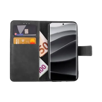 LIME ESSENTIAL ΘΗΚΗ XIAOMI REDMI NOTE 14 PRO PLUS 5G 6.67in MAGNET BOOK STAND CLIP GREY