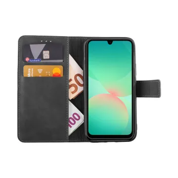 LIME ESSENTIAL ΘΗΚΗ SAMSUNG A26 5G A266 6.7in MAGNET BOOK STAND CLIP GREY