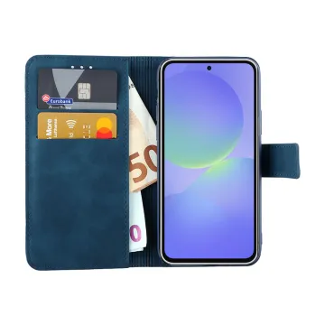 LIME ESSENTIAL ΘΗΚΗ SAMSUNG A36 5G A366 6.7in MAGNET BOOK STAND CLIP DARK BLUE