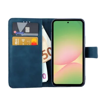 LIME ESSENTIAL ΘΗΚΗ SAMSUNG A56 5G A566 6.7in MAGNET BOOK STAND CLIP DARK BLUE