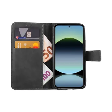 LIME ESSENTIAL ΘΗΚΗ XIAOMI REDMI NOTE 14 4G 6.67in MAGNET BOOK STAND CLIP GREY