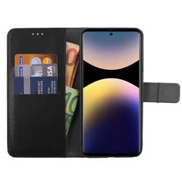 VOLTE-TEL ALLURE ΘΗΚΗ XIAOMI REDMI NOTE 14 PRO 4G 6.67in MAGNET BOOK STAND CLIP BLACK