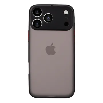 LIME HARDSHELL FUSION ΘΗΚΗ IPHONE 17 PRO MAX 6.9in FULL CAMERA PROTECTION BLACK WITH RED KEYS