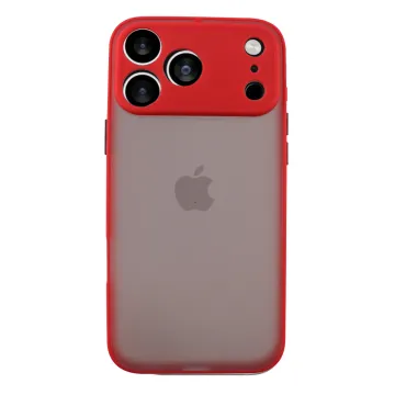 LIME HARDSHELL FUSION ΘΗΚΗ IPHONE 17 PRO 6.3in FULL CAMERA PROTECTION RED WITH BLACK KEYS