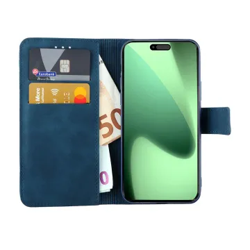 LIME ESSENTIAL ΘΗΚΗ IPHONE 17 PRO 6.3in MAGNET BOOK STAND CLIP DARK BLUE