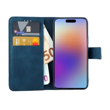LIME ESSENTIAL ΘΗΚΗ IPHONE 17 6.3in MAGNET BOOK STAND CLIP DARK BLUE