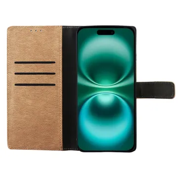 VOLTE-TEL ALLURE ΘΗΚΗ IPHONE 17 6.3in MAGNET BOOK STAND CLIP GOLD