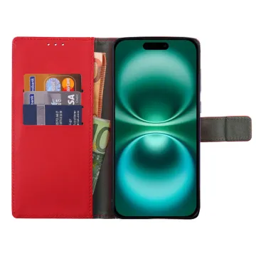 VOLTE-TEL ALLURE ΘΗΚΗ IPHONE 17 6.3in MAGNET BOOK STAND CLIP RED