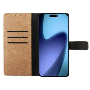 VOLTE-TEL ALLURE ΘΗΚΗ IPHONE 17 PRO ΜΑΧ 6.9in MAGNET BOOK STAND CLIP GOLD