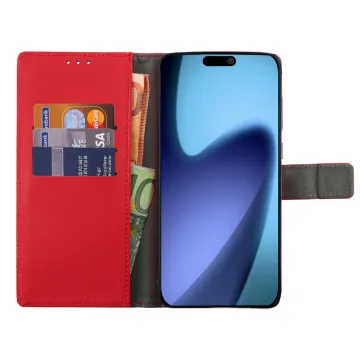 VOLTE-TEL ALLURE ΘΗΚΗ IPHONE 17 PRO ΜΑΧ 6.9in MAGNET BOOK STAND CLIP RED