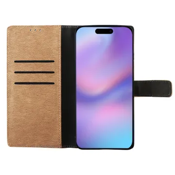 VOLTE-TEL ALLURE ΘΗΚΗ IPHONE 17 AIR 6.5in MAGNET BOOK STAND CLIP GOLD