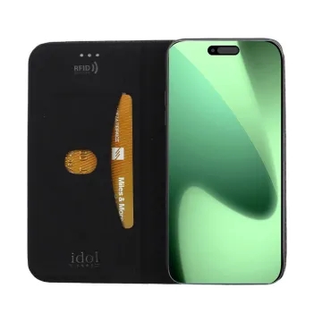 IDOL 1991 ELITE ΘΗΚΗ IPHONE 17 AIR 6.5in ANTI-RFID BOOK STAND BLACK