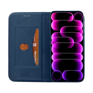 IDOL 1991 ELITE ΘΗΚΗ IPHONE 17 PRO MAX 6.9in ANTI-RFID BOOK STAND BLUE